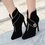 Christmas Zipper Stiletto Heel Pointed Toe Elegant Boots